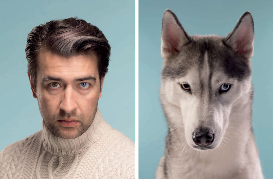 Photographer Makes Funny Series Of Pets With Their Doppelganger Owners
