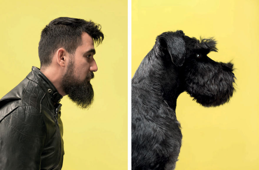 Photographer Makes Funny Series Of Pets With Their Doppelganger Owners