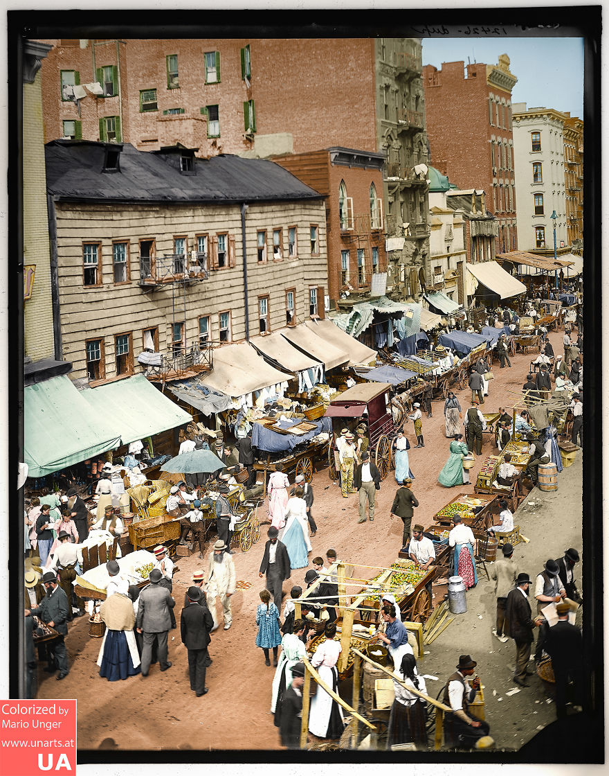 East Side Jewish Market, 1895