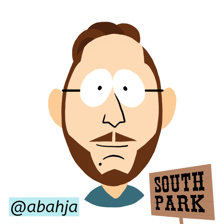 I Challenged Myself To Draw A Self-Portrait In 50 Different Cartoon Styles  | Bored Panda