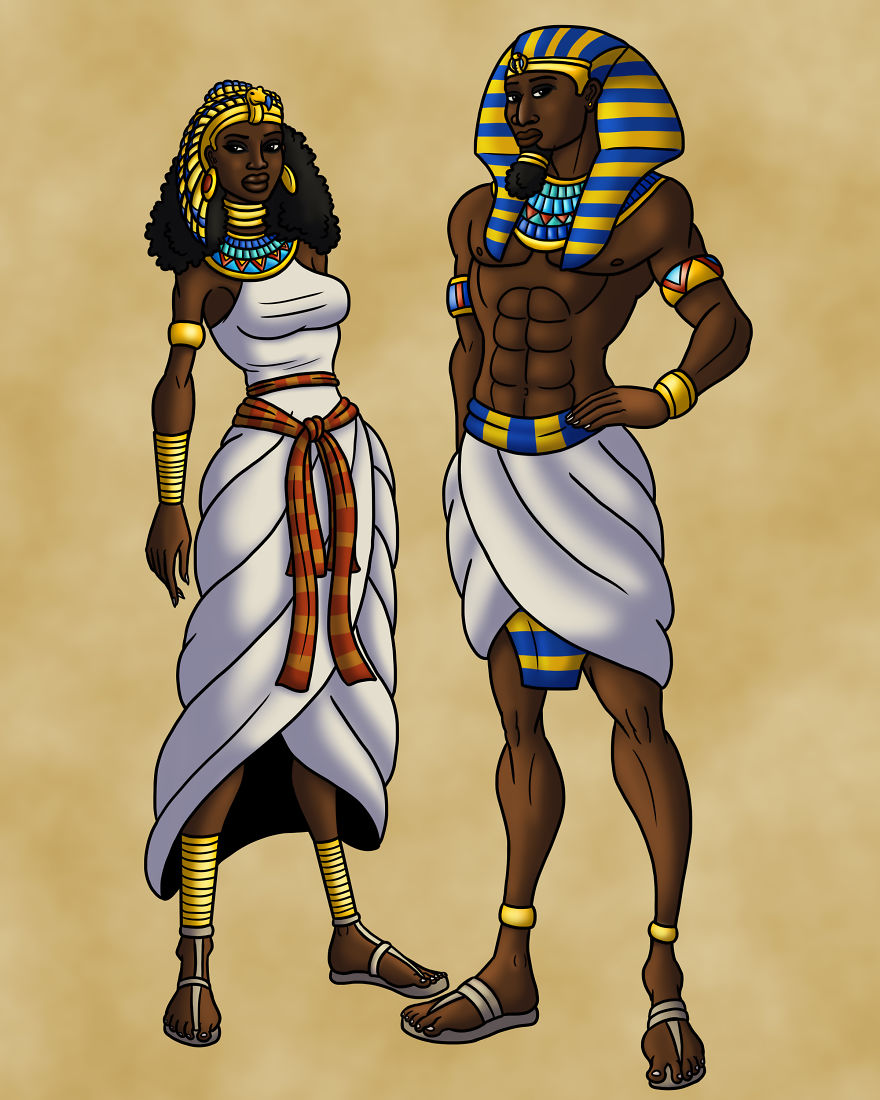 I Like To Draw People From Ancient Egyptian And Other African History