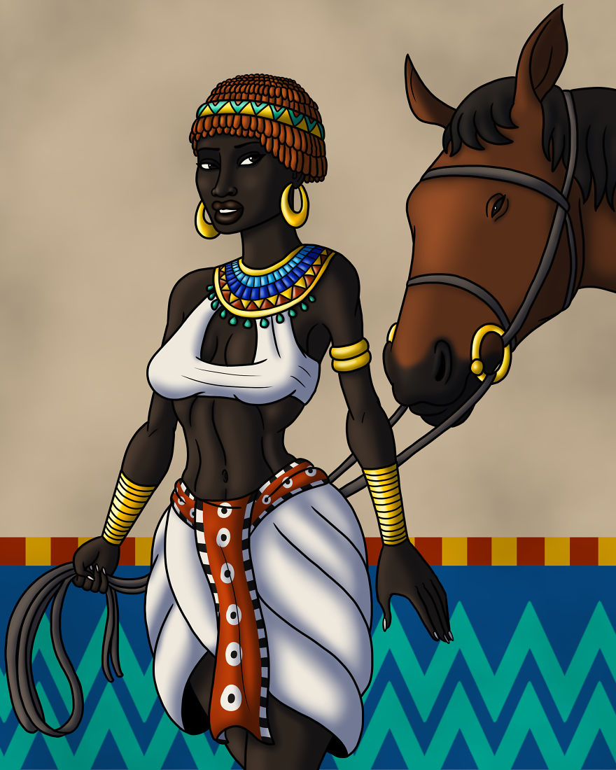 I Like To Draw People From Ancient Egyptian And Other African History