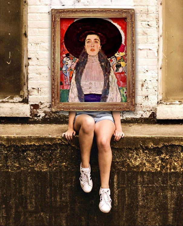 Art Frame Design Portraits Imagine Female Characters In Classical Art In Our Contemporary World
