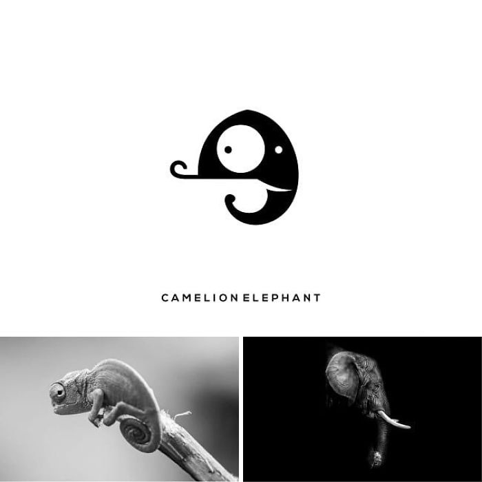 Joining Different Elements, This Designer Can Create Incredibly Creative Logos