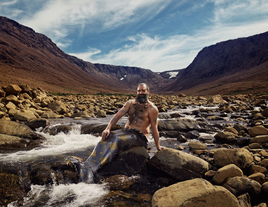 Bearded Newfoundland Men Transform Into Fabulous Mermen For Charity Bearded Newfoundland Men Transform Into Fabulous Mermen For Charity