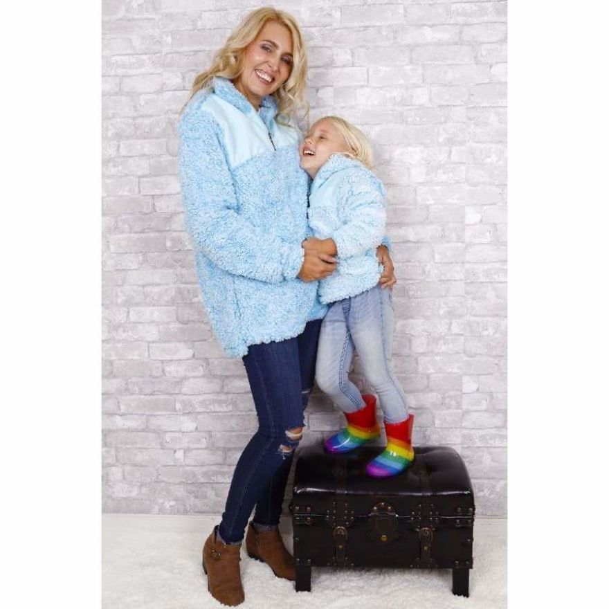 Mommy And Me Fleece Pullover Sweater