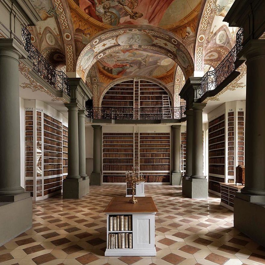 Saint Emmeram's Abbey Library, Regensburg, Germany