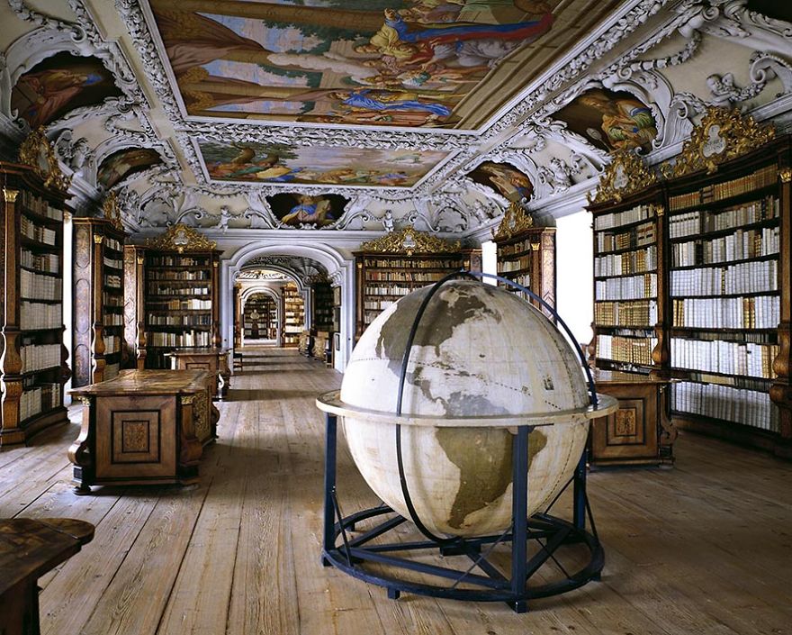 Wiblingen Abbey Library, Wiblingen, Germany