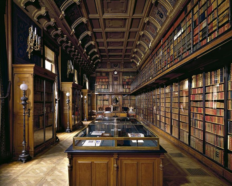 Library Of Duke D'aumale, Sicily, Italy