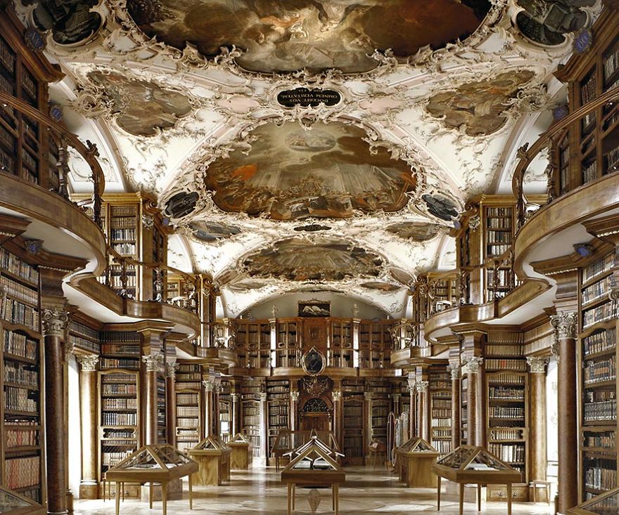 Baroque Architecture Library Of Saint Gall, Gallen, Switzerland