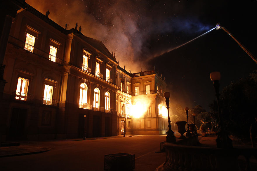There Was A Fire In Brazil's Largest Museam, And This Is Sad