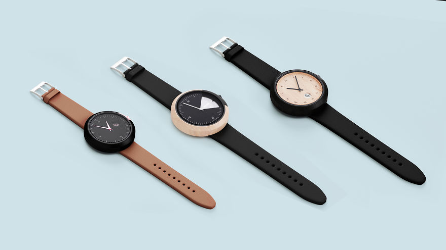 This Innovative Watch Gently Combines Technology And Wood's Beauty
