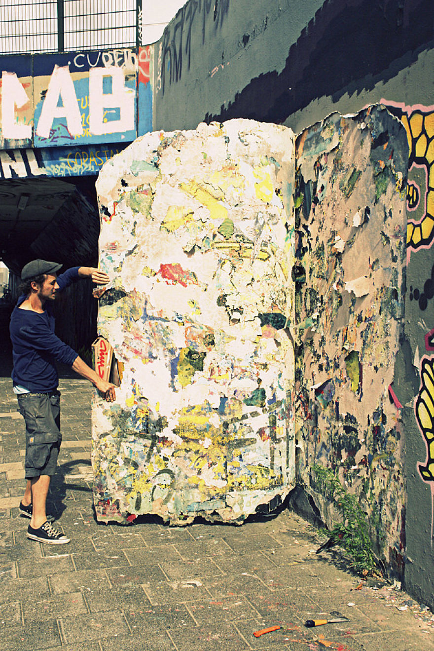 A Life Size Spray Paint Can Made Out Of Actual Solid Graffiti.