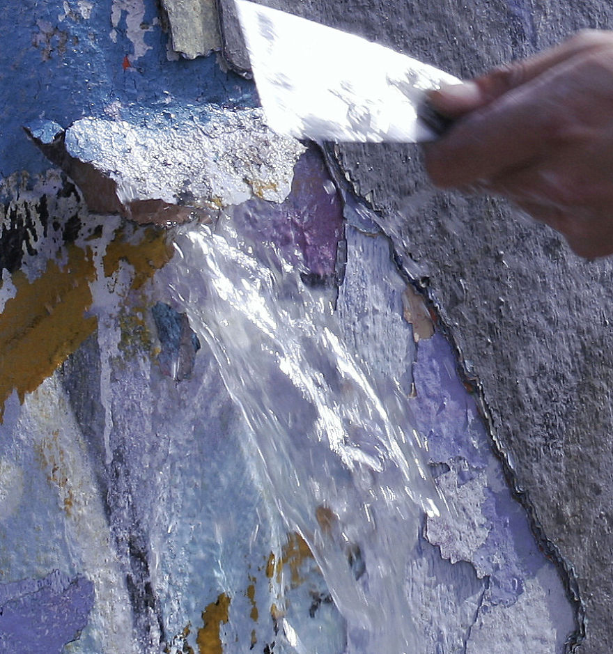 A Life Size Spray Paint Can Made Out Of Actual Solid Graffiti.