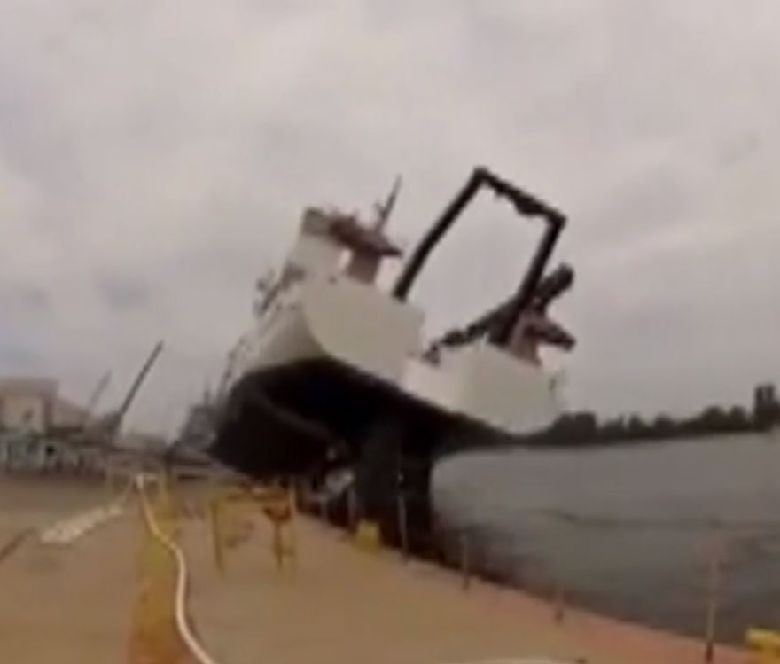 When Recording Ship Launch Goes Bad