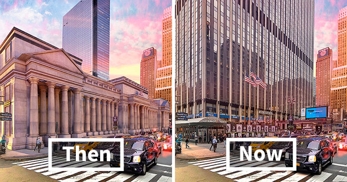 Then & Now Pictures Of 7 Buildings That America Has Lost Forever