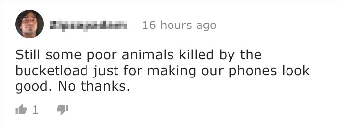 Pro-Vegan Guy Attacks iPhone Case Makers For Killing Animals To Make Cases, And Company's Reply Goes Viral