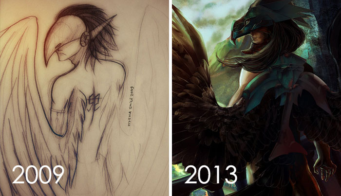 Redrawn After 4 Years