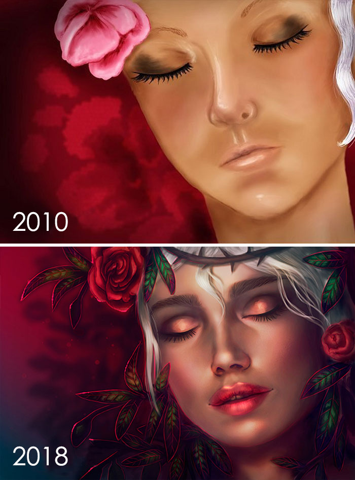 I Didn't Practice All This 8 Years. I Started To Draw Last Year Again