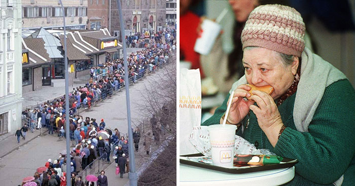 The First McDonald’s In Moscow Opened In 1990, And These 27 Pics Show How Insane It All Was