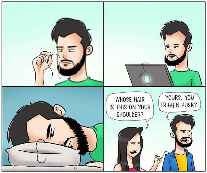 Illustrator Shows The Hilarious Side Of Living With His Girlfriend In 39 Comics