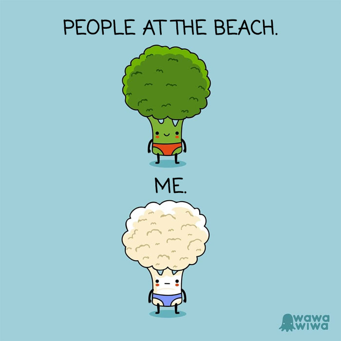 People At The Beach. ... Me.