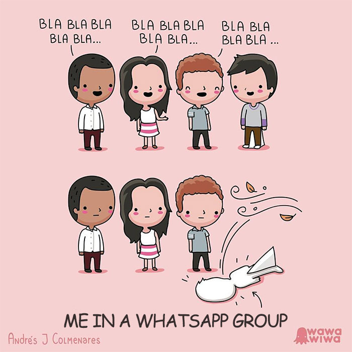 Me In A Whatsapp Group