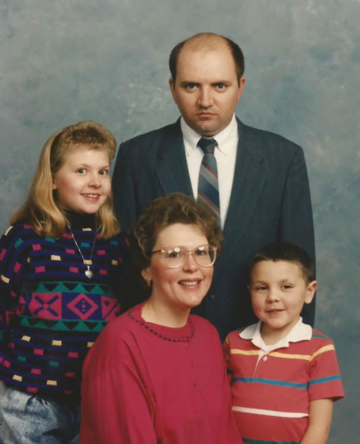 Foto de 1993. Mi padre jamás sonríe