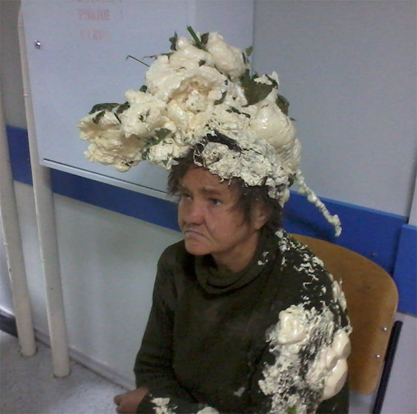 Woman Ends Up In Hospital After Mistaking Builders Expanding Foam For Hair Mousse