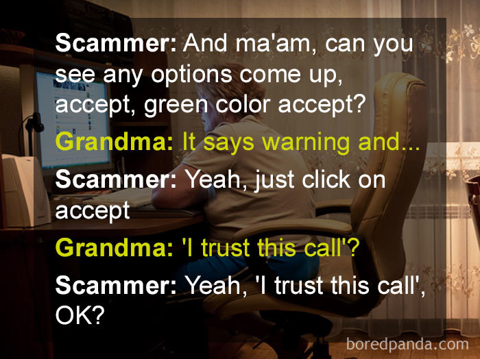 A Scammer Thought He Was Scamming A 83-Year-Old Grandma But Ended Up Getting The Lesson Of A Lifetime