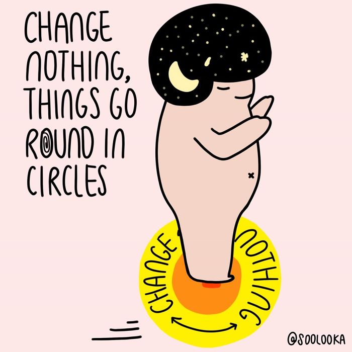 Change Nothing, Things Go Round In Circles