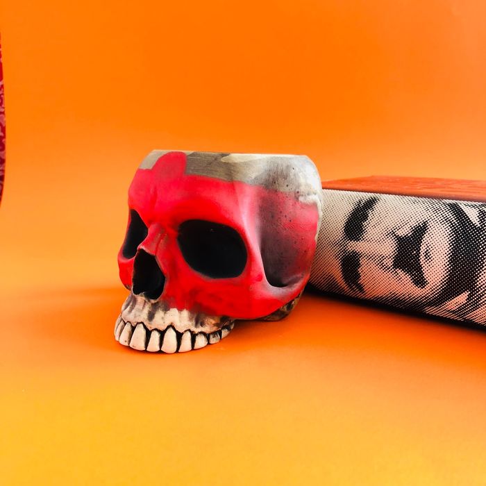 Custom Glazed Horror Concept Coffee Mugs.
