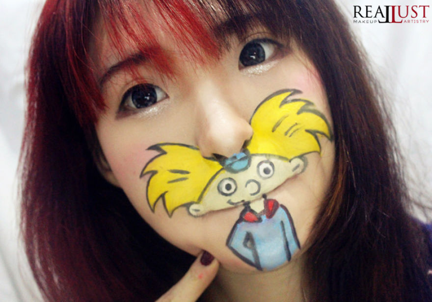 I've Painted My Mouth Into Various Childhood Character! And The Result Will Remind You About Your Beautiful Childhood Memories
