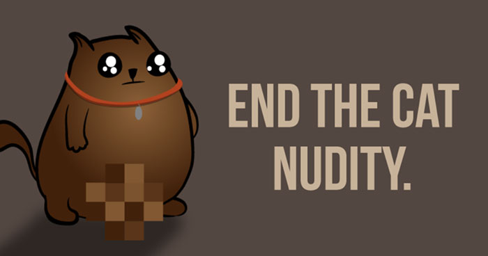 There’s A Campaign To “End The Cat Nudity” And Every Cat Owner Should See It