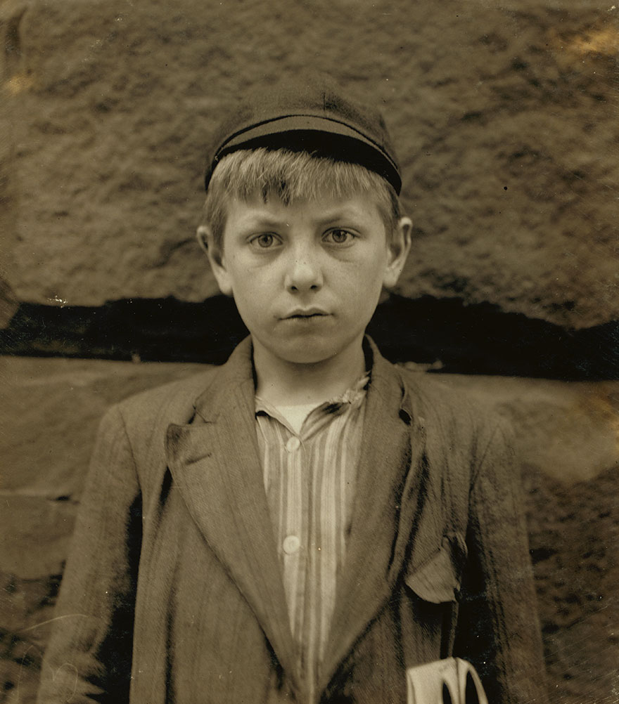 Louis Birch, Newsboy, 12 Years Of Age. Just Started Selling. Made 10 Cents One Day. Father Dead. While Not Under Any Compulsion To Sell Papers, Louis, Of His Own Accord, Took It Up In Order To Help Support His Widowed Mother. Location: Wilmington, Delaware