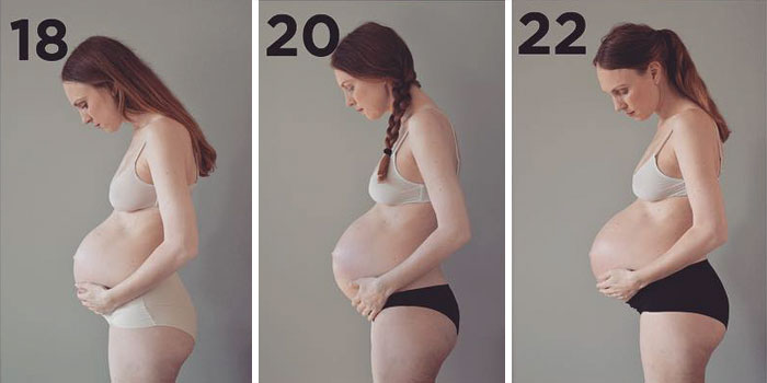 Esta madre danesa está a punto de dar a luz trillizos, y su barriga es impactante