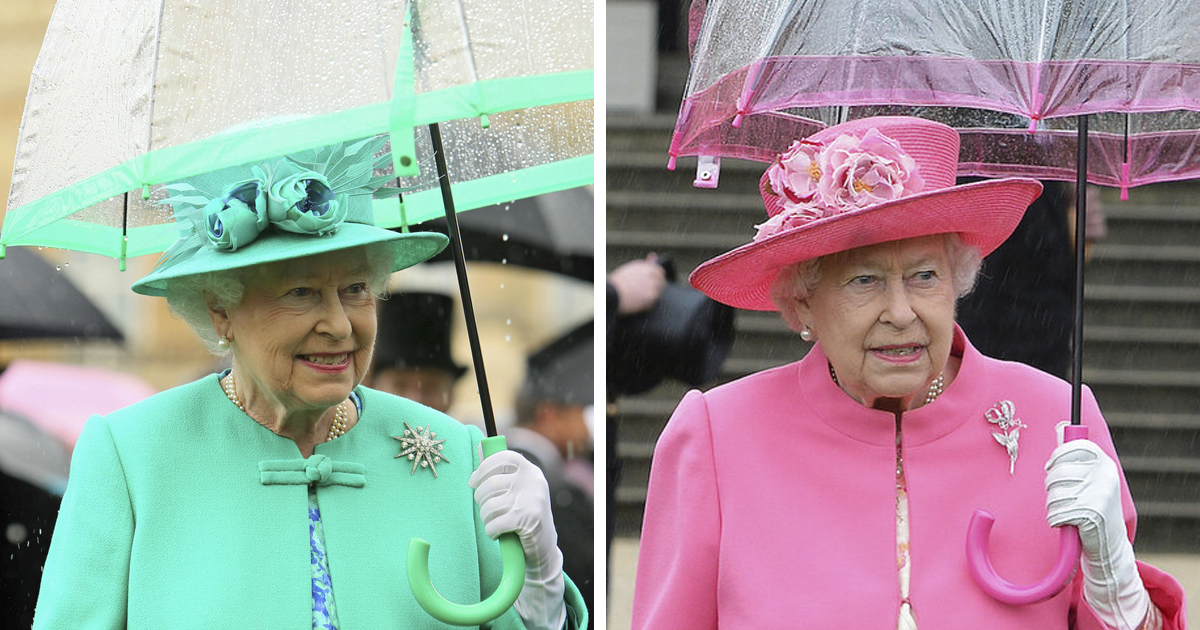 Why the Queen insisted on always holding her own umbrella