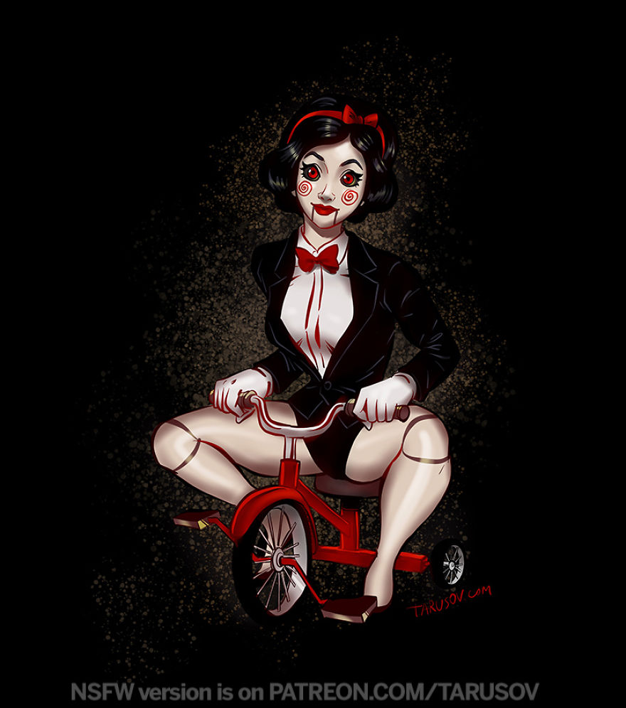 Billy The Puppet From The Saw - Snow White
