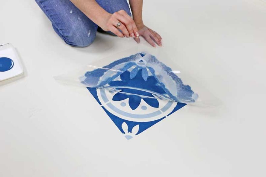 Satisfy Your Floor's Needs With A Simple Tile Stencil