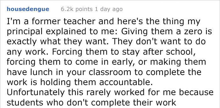 Teacher Says She Got Fired For Giving Zeroes To Students That Did Not Turn In Their Work, And It Escalated Quickly