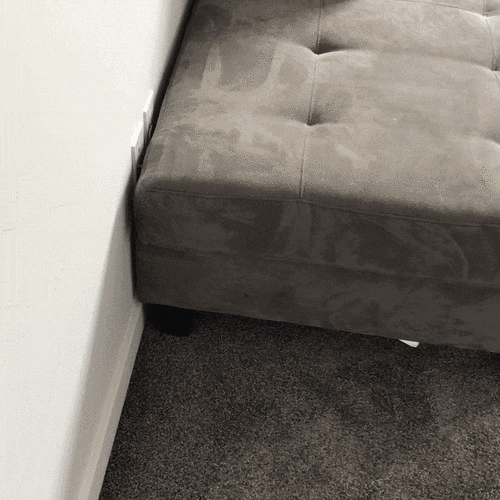Compramos un sofá con esquina usado. Después encontramos otro en la otra dirección. Al medirlos...