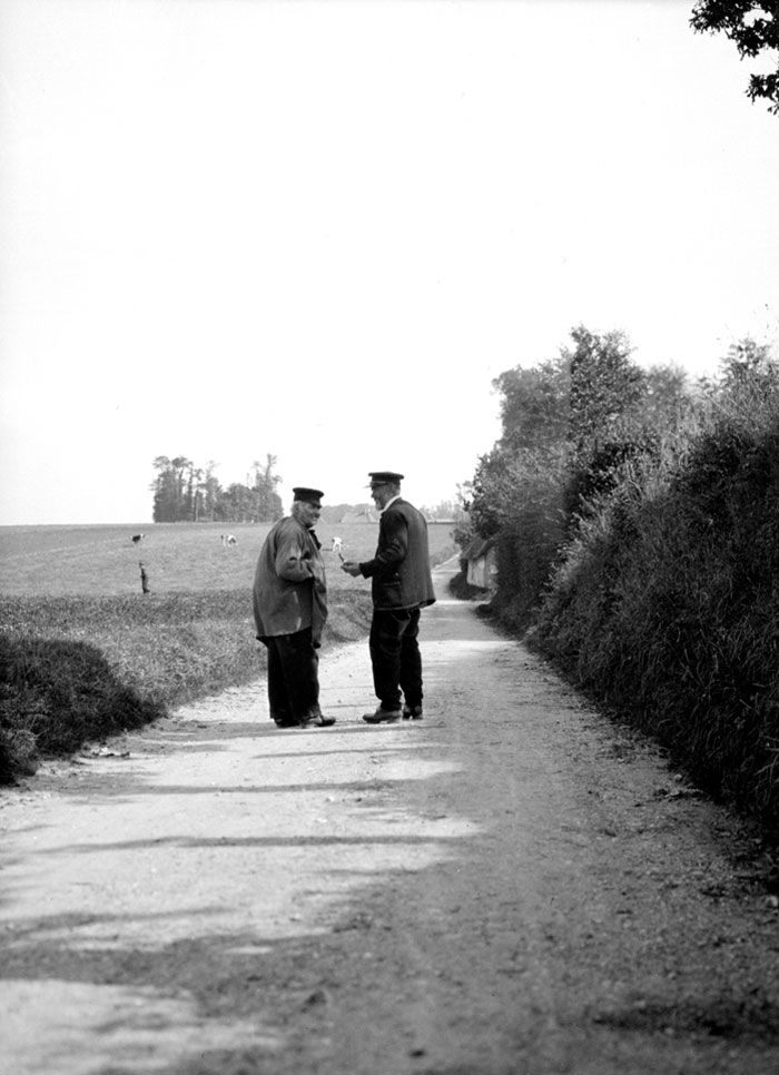 Two Men On Road, France