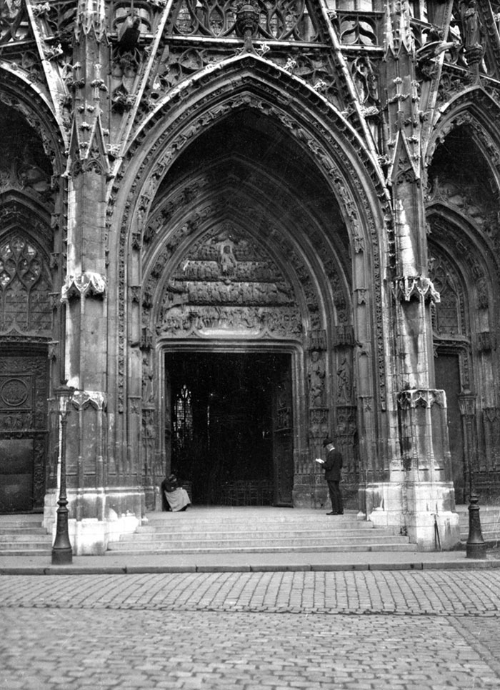 Ornate Doorway- Eglise St. Maclou, Rouen, France