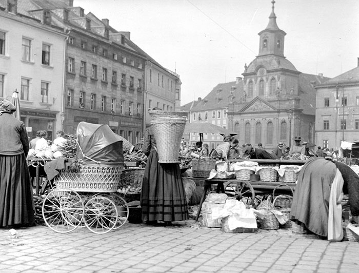 Market, Bayreuth, Germany