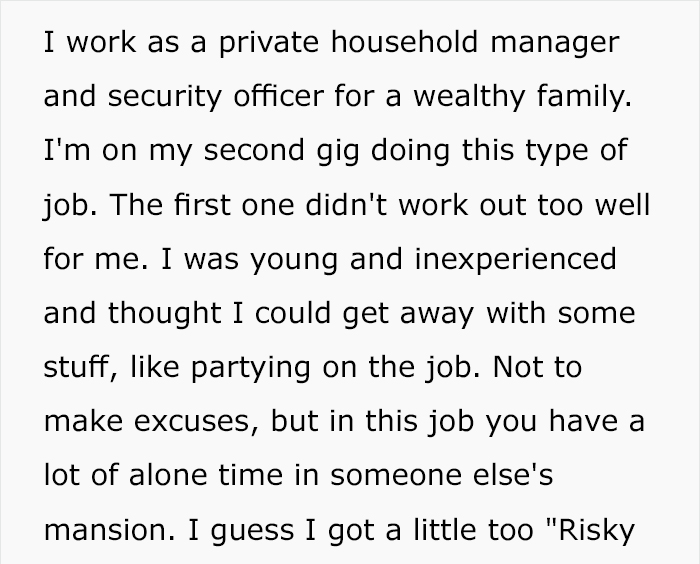 'Security Manager' Of A Rich Family Shares The Craziest Tasks He Has To Do Every Day