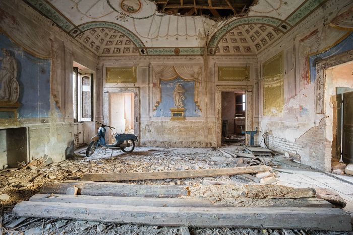 Casa abandonada en Italia
