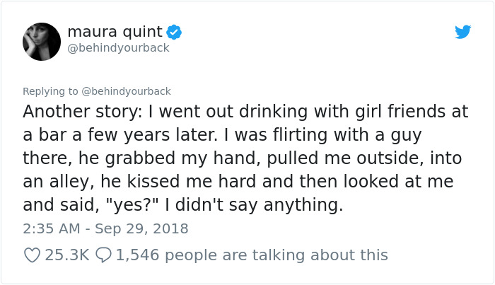 Woman Tweets About All The Times Men Didn't Rape Her To Teach A Lesson On Consent