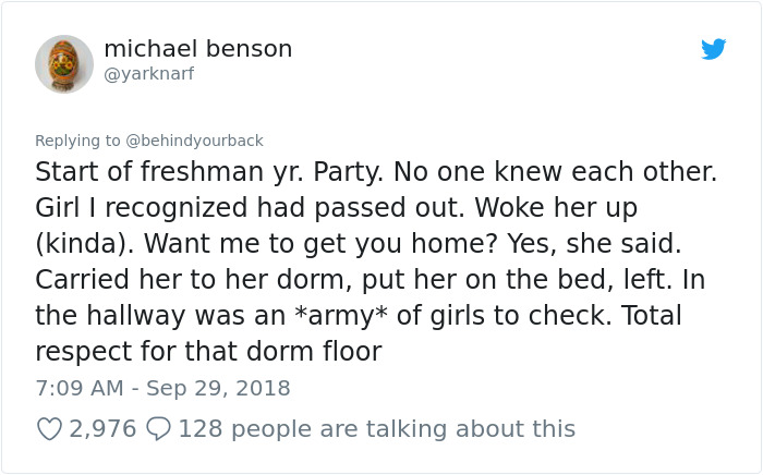 Woman Tweets About All The Times Men Didn't Rape Her To Teach A Lesson On Consent