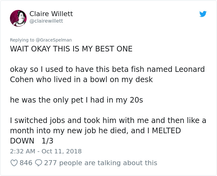 This Woman’s Co-Workers Hold A Funeral For Her Dead Fish And People Can’t Stop Laughing At How It Turned Out