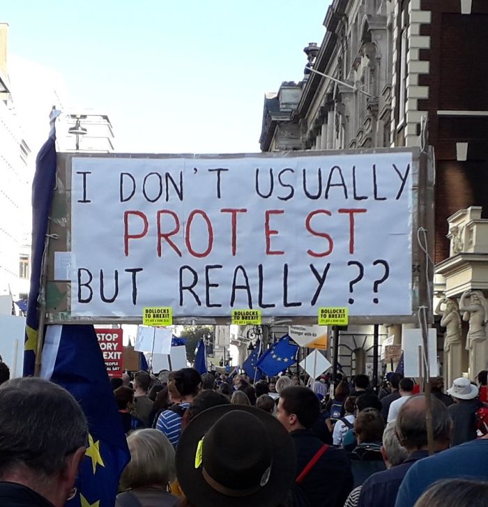 Anti Brexit Signs